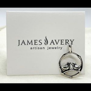 RARE Retired JAMES AVERY Lovebirds Pendant Box